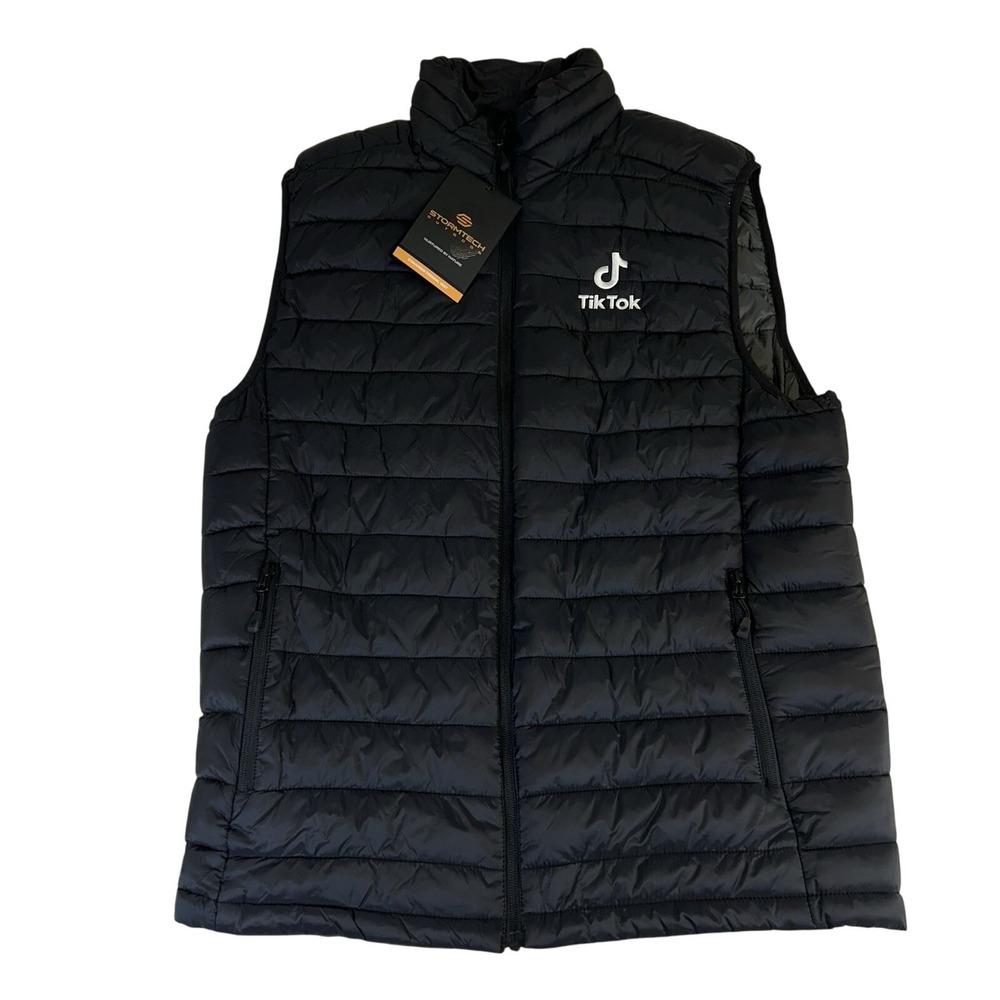 Stormtech Stavanger Thermal‎ Vest Black | Tik Tock Logo on Chest Mens Size Large